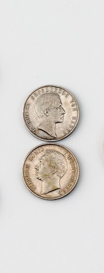 Zwei Silbermünzen