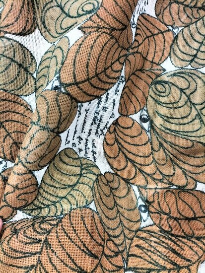 vintage fabric - 640 x 210 cm - Cotton, Linen - 21st century