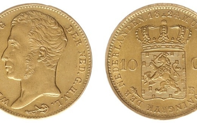 10 Gulden 1824 B (Sch. 190) - Goud - PR+,...