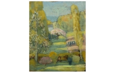 GILBERT SPENCER, R.A. (1892-1979) Homage to Bonnard signed...