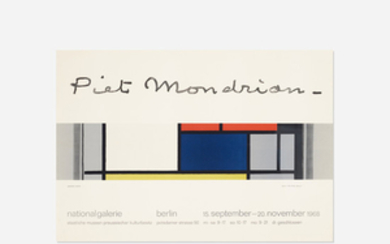 Piet Mondrian exhibition poster
