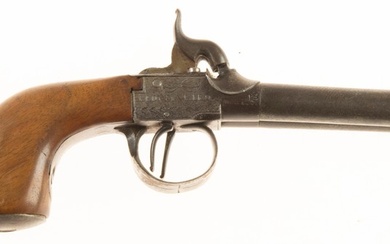 1840's double barrel percussion pistol made by: ''A. Laport &...