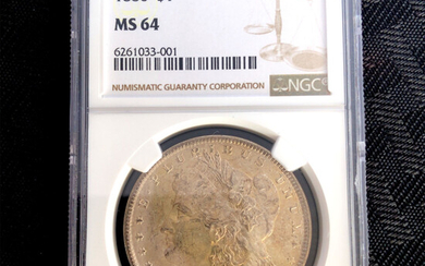 1886 Morgan Dollar NGC MS64 Toned