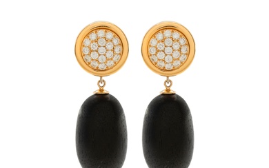 18kt rose gold earrings