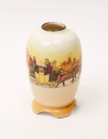 1905 Royal Doulton Couching Days Vase