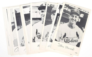 1959 St. Louis Cardinals Player Photo Cards
