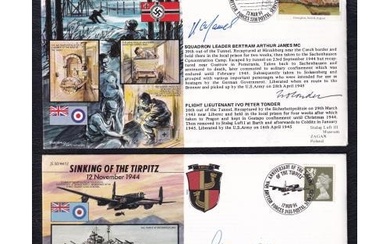 1994 RAF JS50 collection of signed covers (15) Inc. Operatio...