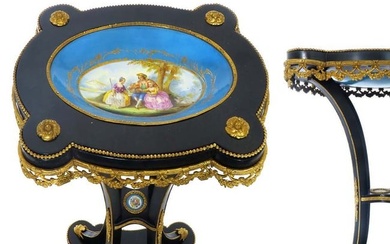 19th C French Sevres Side Table