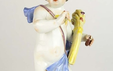 19th C. Meissen Figure of Boy