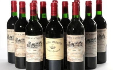 Chateau d'Angludet 1986 Margaux 11 bottles 90-91/100 Robert Parker Clos...