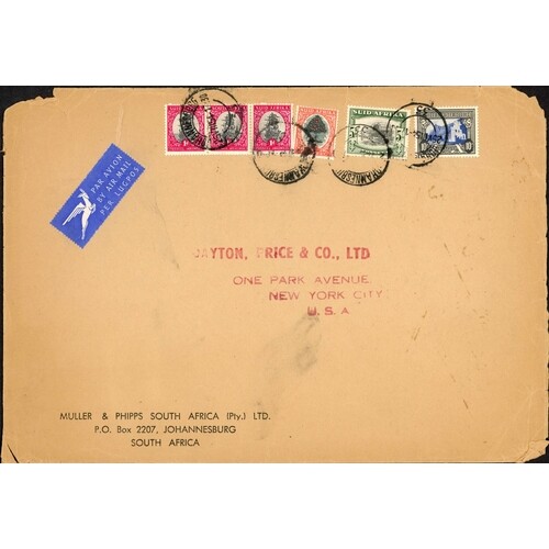 20th CENTURY MAIL; Range in carton inc. May 1914 env. to Gla...