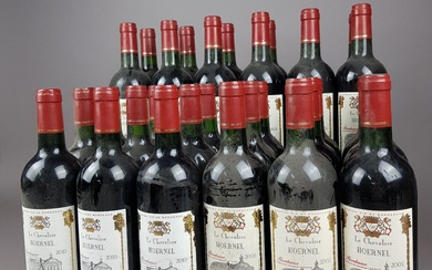 30 bouteilles, Le Chevalier Hoernel : - 24 bouteilles, Le Chevalier Hoernel, Bordeaux, 2005 -...