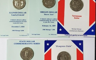 5-STATE DOLLAR COMMEMORATIVE COINS