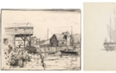 ALBERT LOREY GROLL, New Mexico/Arizona, 1866-1952, Three unframed sketches