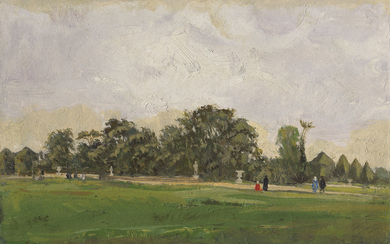 Alexandre Benois (1870-1960), Prés de 'tapis vert', Versailles