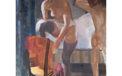 André Tondu (1903-1980) Le lever, 1934 Oil on...