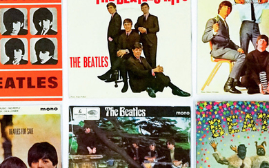 The Beatles (7) 45 RPM Records