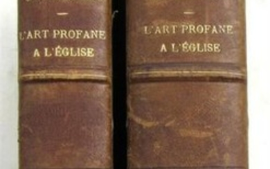 EROTIC ART illustrated 2 volumes 1908 antique in FRENCH