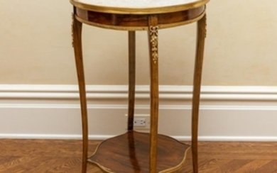 French Louis XV Bronze Mounted Lamp Table