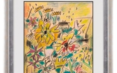 GEN PAUL (1895 1975) Bouquet de printemps Pastel s…