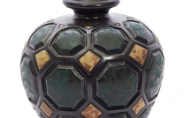 Géo CONDE & MOUGIN NANCY (1891-1980) Vase boule - Circa 1920