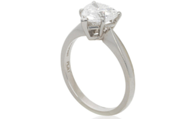 HEART SHAPED DIAMOND RING WITH GIA REPORT
