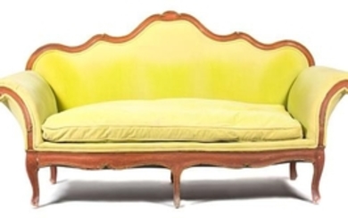 An Italian Rococo Style Painted Sofa