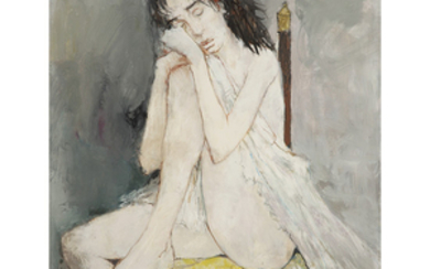 Jean Jansem (1920-2013) Modle assis, 2002 Oil on canvas; signed...