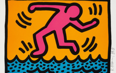 Keith Haring, Pop Shop II: one plate