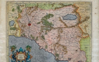 Mercator map of Rome, Italy