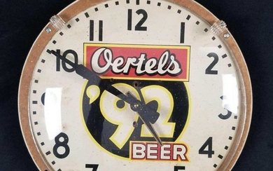 Oertel's 92' Beer Advertising Clock