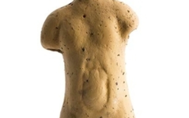 Roman terracotta votive male torso 3rd - 2nd century BC;...