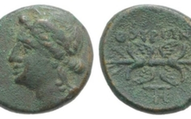 Southern Lucania, Thourioi, c. 280-213 BC. Æ (15mm, 3.16g, 6h)....