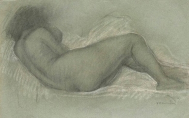 THEOPHILE-ALEXANDRE STEINLEN (1859-1923), liegender Frauenakt, 1913