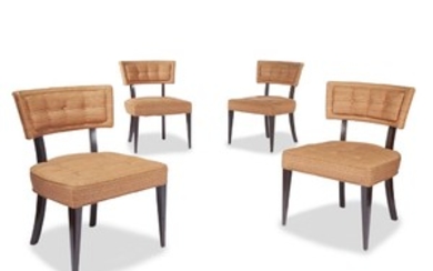 HERITAGE FURNITURE INC. SET OF FOUR CHAIRS, CIRCA 1950s...