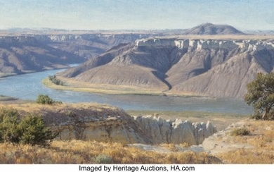 68062: Tucker Smith (American, b. 1940) The White Cliff