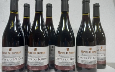9 bouteilles de Côtes du Rhône 2016 Marcel... - Lot 62 - Enchères Maisons-Laffitte