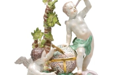 An allegory of astronomy with 2 putti