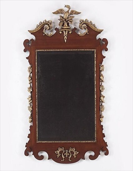 A Chippendale Style Mirror.