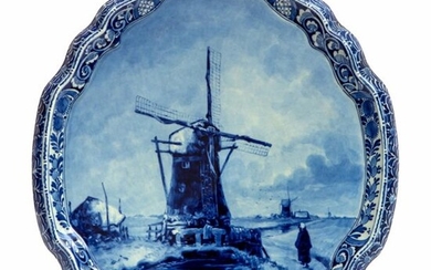 A Delft Porceleyne Fles applique, after L. Apol