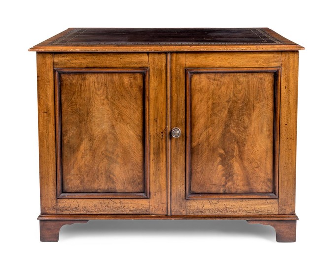 A George III Style Mahogany Map Cabinet