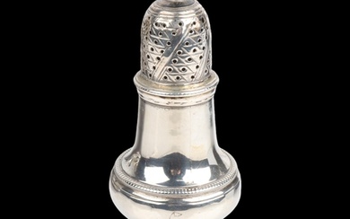A George III silver baluster caster, Jabez Daniell & James M...