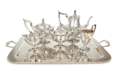 A Gorham "Plymouth" sterling silver tea and coffee service