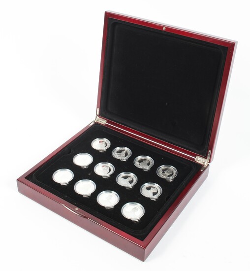 A 'Great Britons' 24 Coin silver proof set, 2006