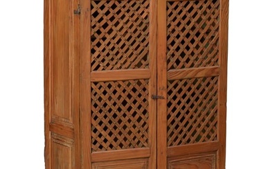 A Latin American wood cupboard