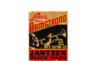 A Louis Armstrong Jantzen Beach Park Concert Poster