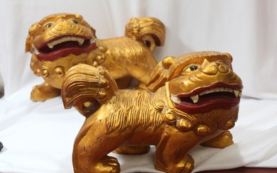 A Pair of Chinese Foo Lions