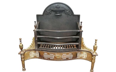 A QUEEN ANNE-STYLE FIRE GRATE
