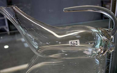 A RIEDEL CRYSTAL DUCK DECANTER