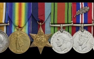 A Second World War M.B.E. group of eight awarded to Lieutenant-Colonel (Staff-Quartermaster) C....
